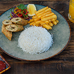 Kids meal chicken seekh kebab