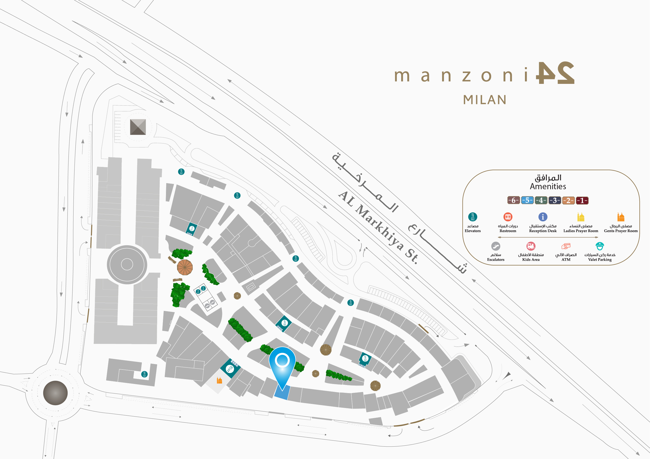 Manzoni 24 Location