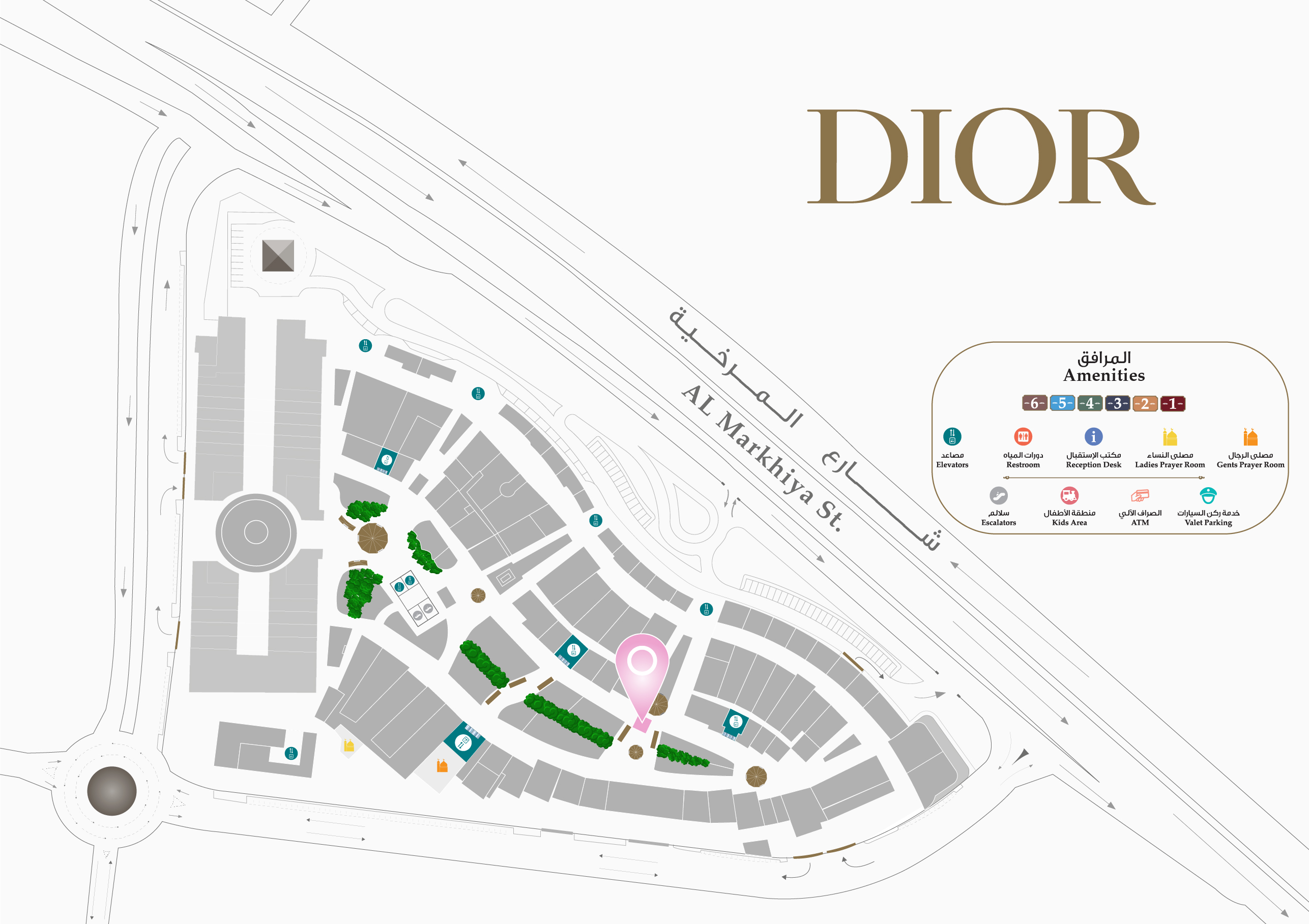 Christian Dior Location